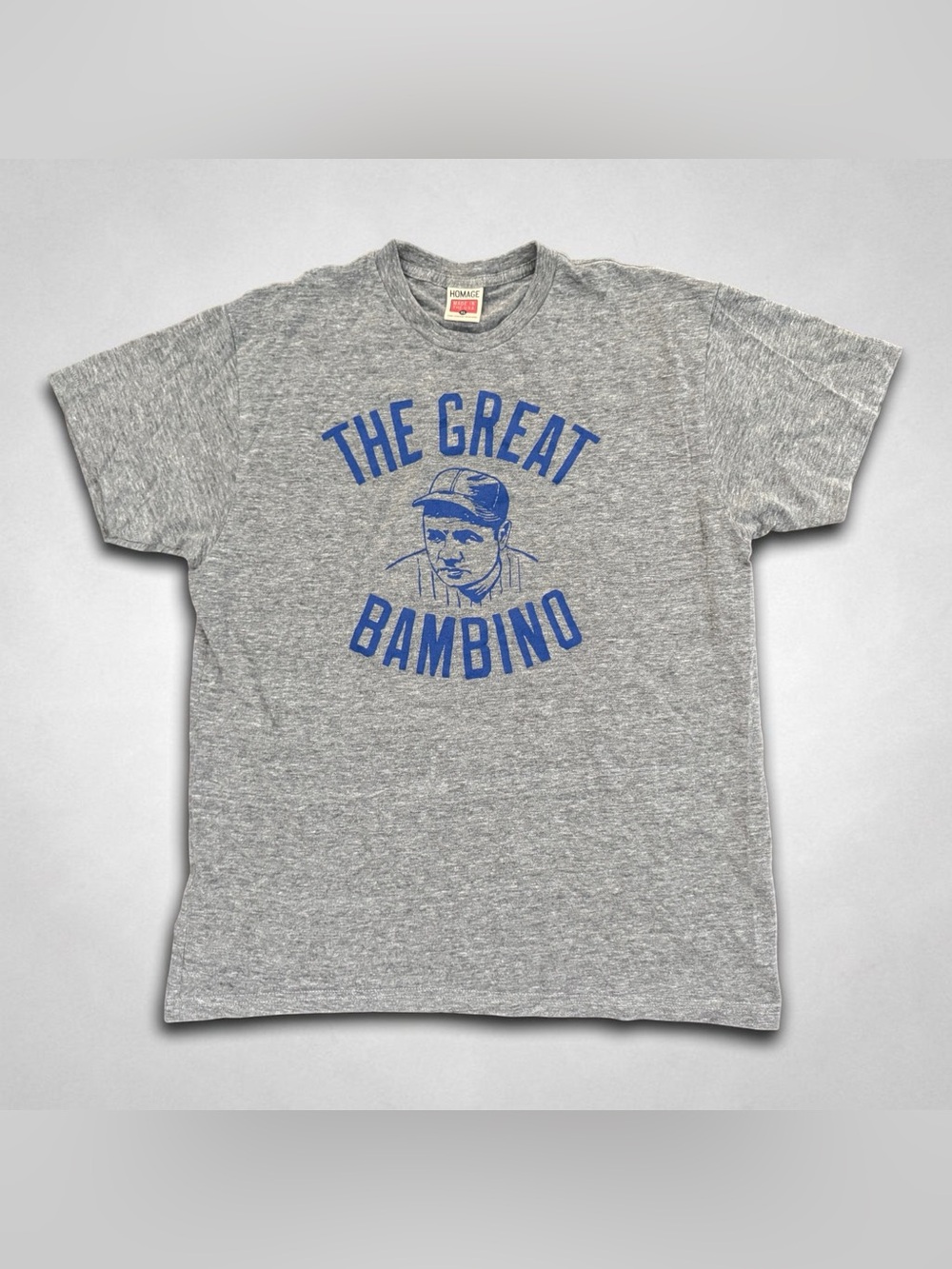 Homage Vintage Look New York Yankees Great Bambino Babe Ruth MLB Shirt Men XL